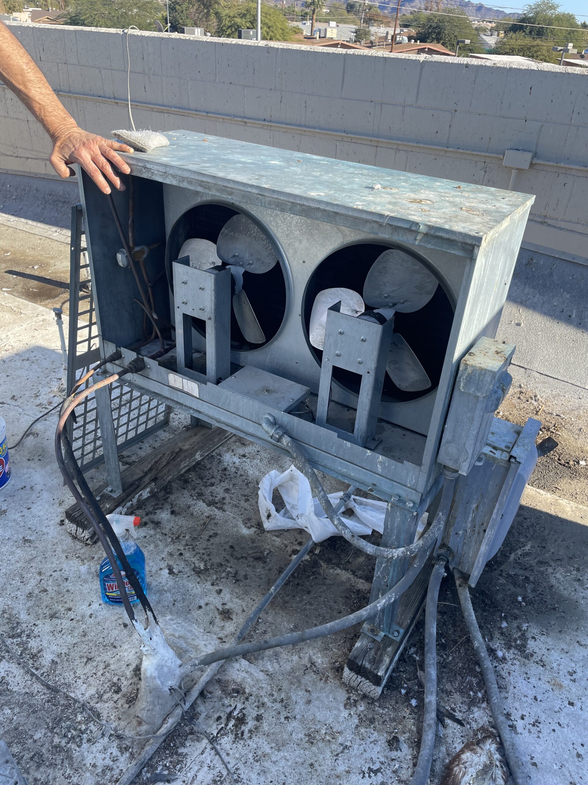Walk in freezer refrigeration repair by NE Mechanical LLC
